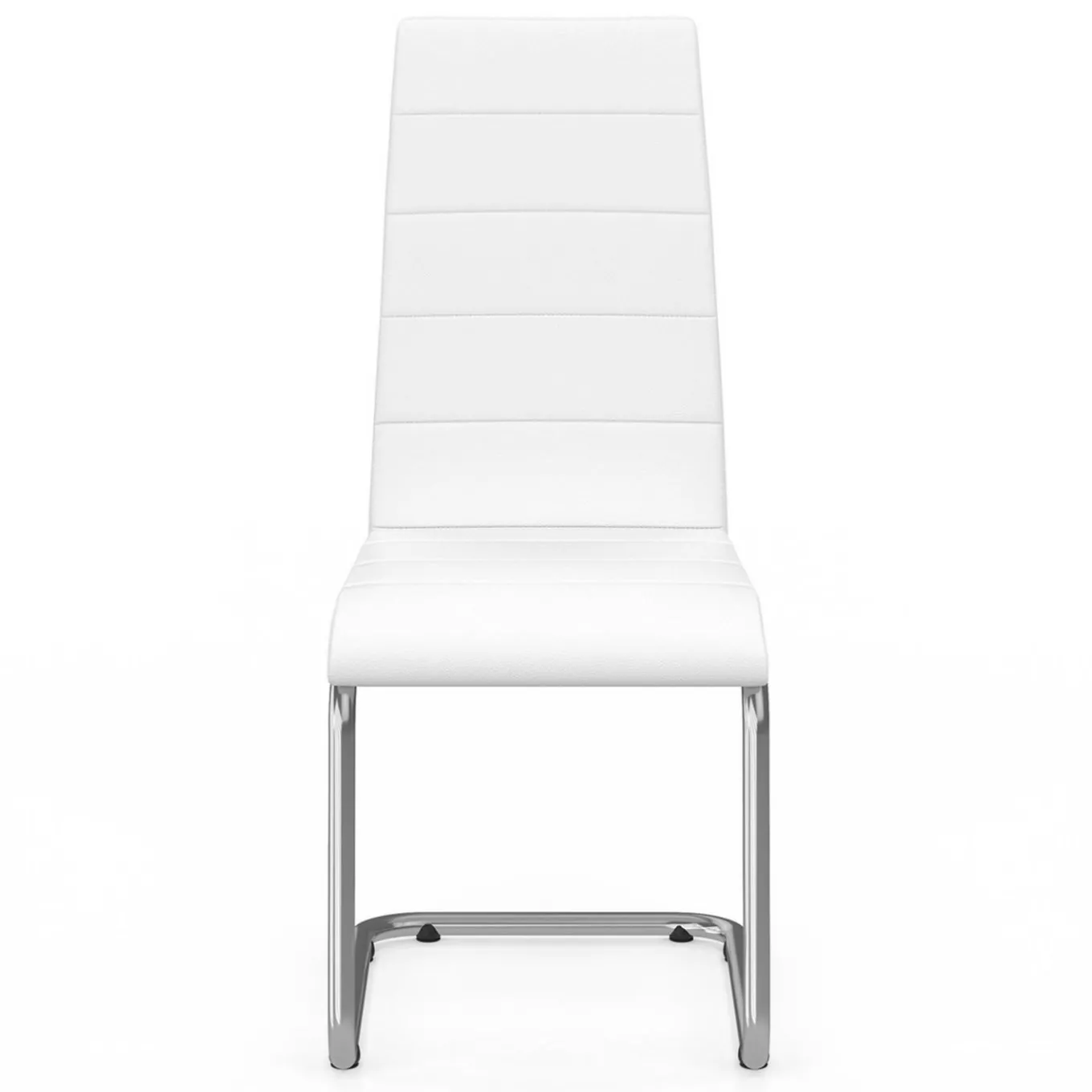 IDMarket Chaises blanches de salle à manger* Collection Contemporaine|Salle À Manger Complète