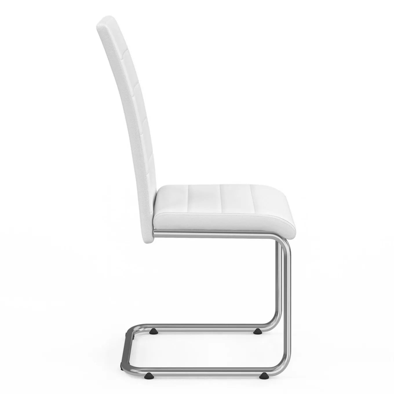 IDMarket Chaises blanches design pour salle à manger MIA* Collection Contemporaine|Salle À Manger Complète