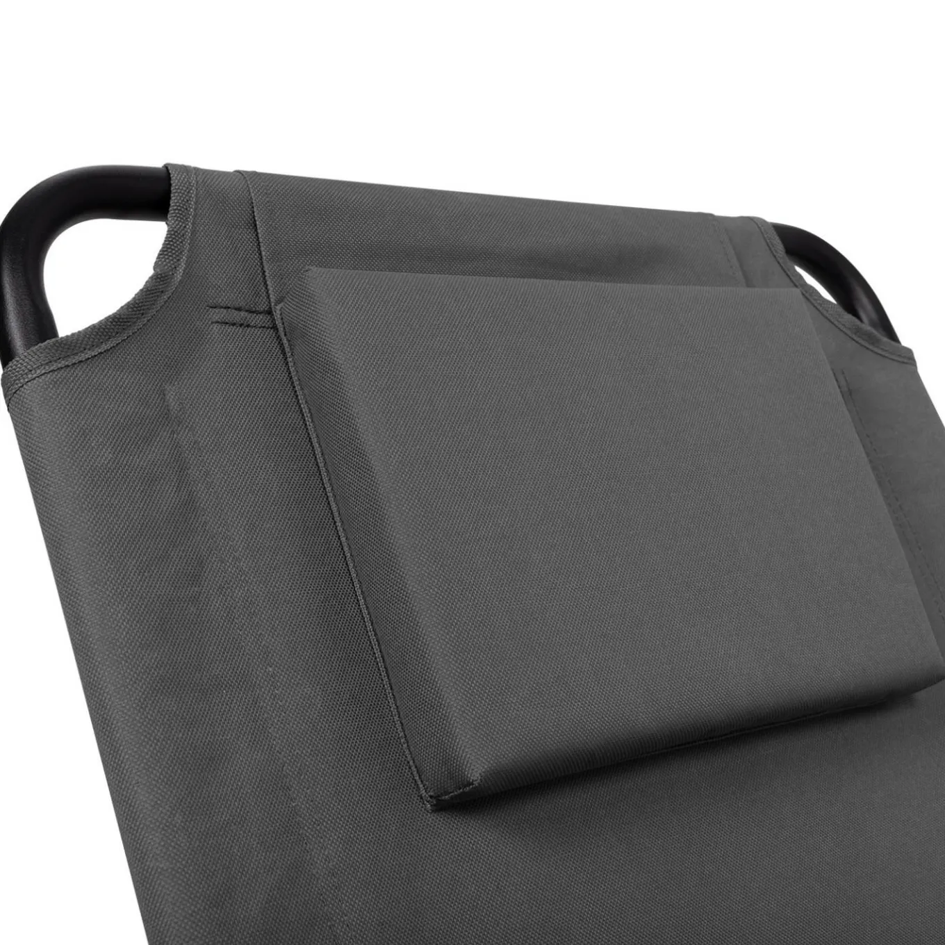 IDMarket Chaises de plage pliantes gris anthracite avec dossier inclinable* Fauteuils De Jardin|Salons De Jardin