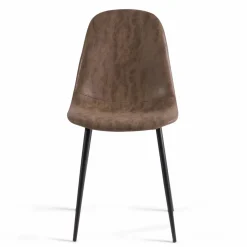 IDMarket Chaises marron vintage* Collection Vintage|Collection Industrielle