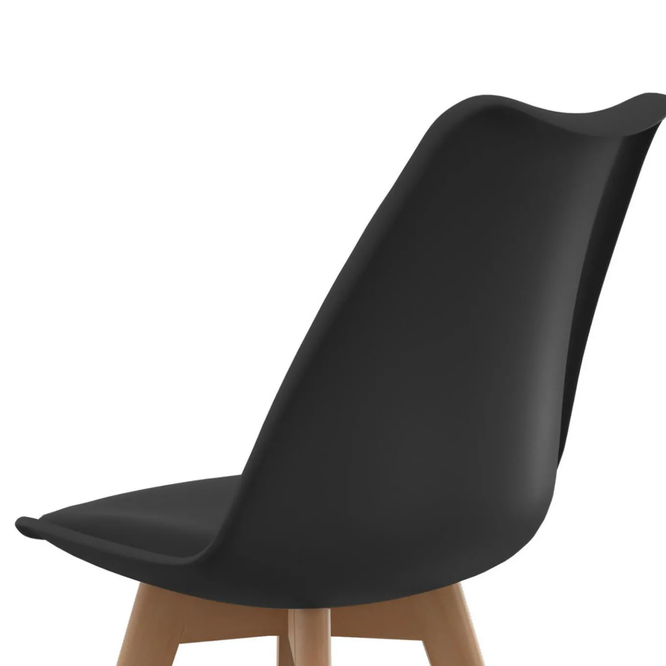 IDMarket Chaises scandinaves 4 couleurs : gris foncé, gris clair, noir et blanc* Collection Scandinave|Salle À Manger Complète