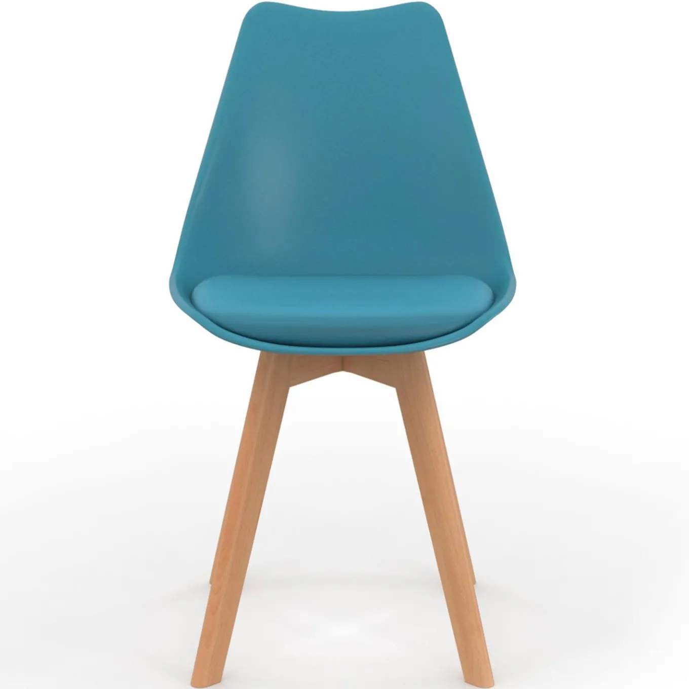 IDMarket Chaises scandinaves 4 couleurs : pastel rose, blanc, gris clair et bleu* Collection Scandinave|Salle À Manger Complète