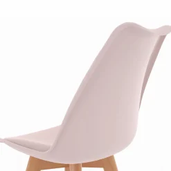IDMarket Chaises scandinaves 4 couleurs : pastel rose, blanc, gris clair et bleu* Collection Scandinave|Salle À Manger Complète