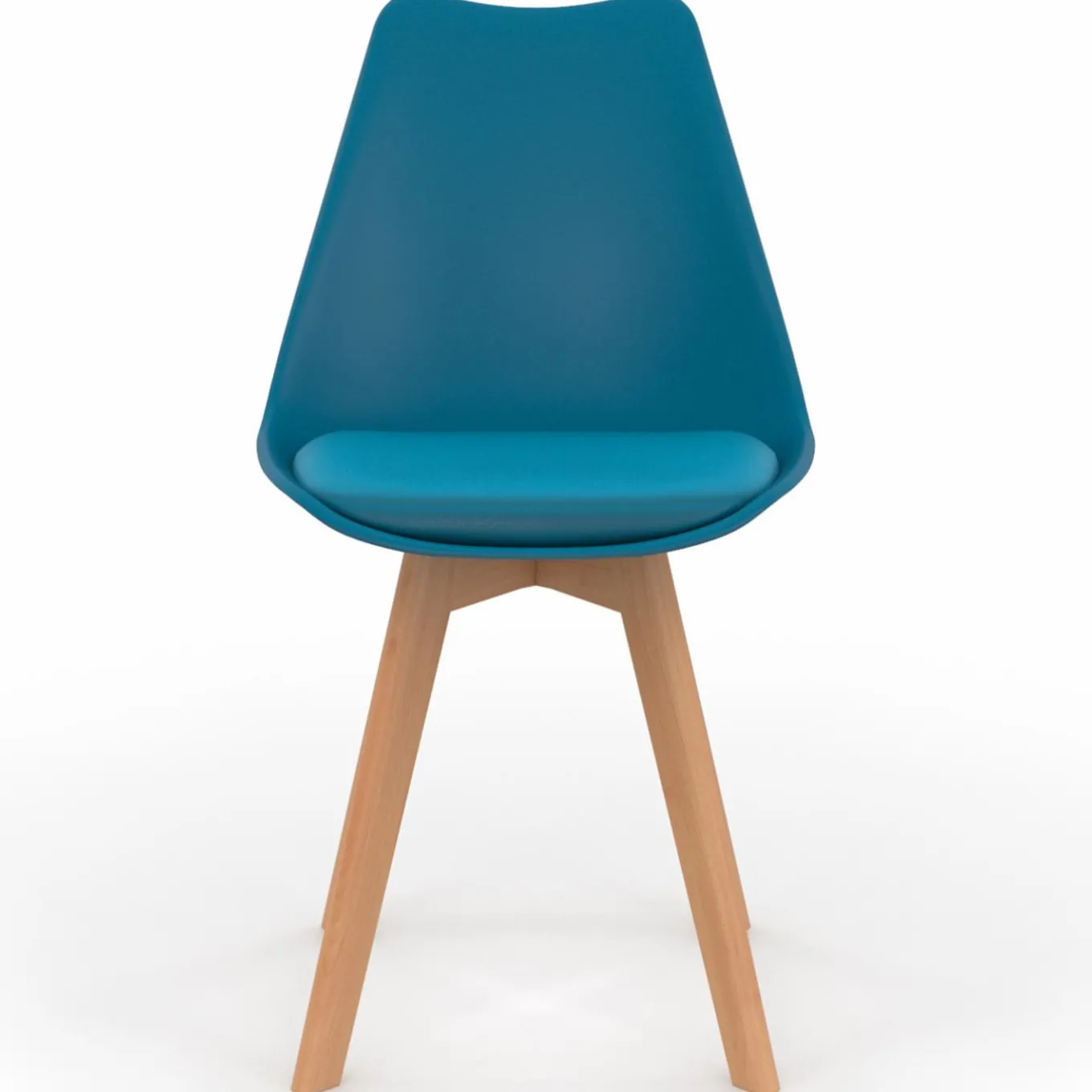 IDMarket Chaises scandinaves 4 couleurs : gris foncé, gris clair, blanc et bleu* Collection Scandinave|Salle À Manger Complète