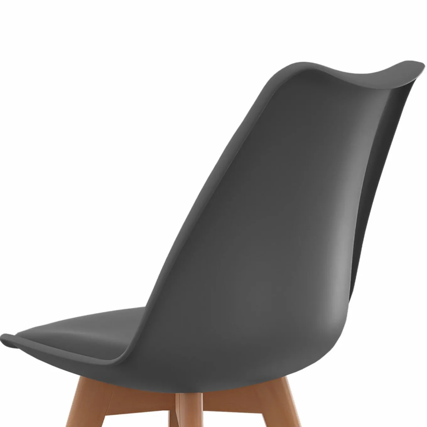 IDMarket Chaises scandinaves 4 couleurs : gris foncé, gris clair, blanc et bleu* Collection Scandinave|Salle À Manger Complète