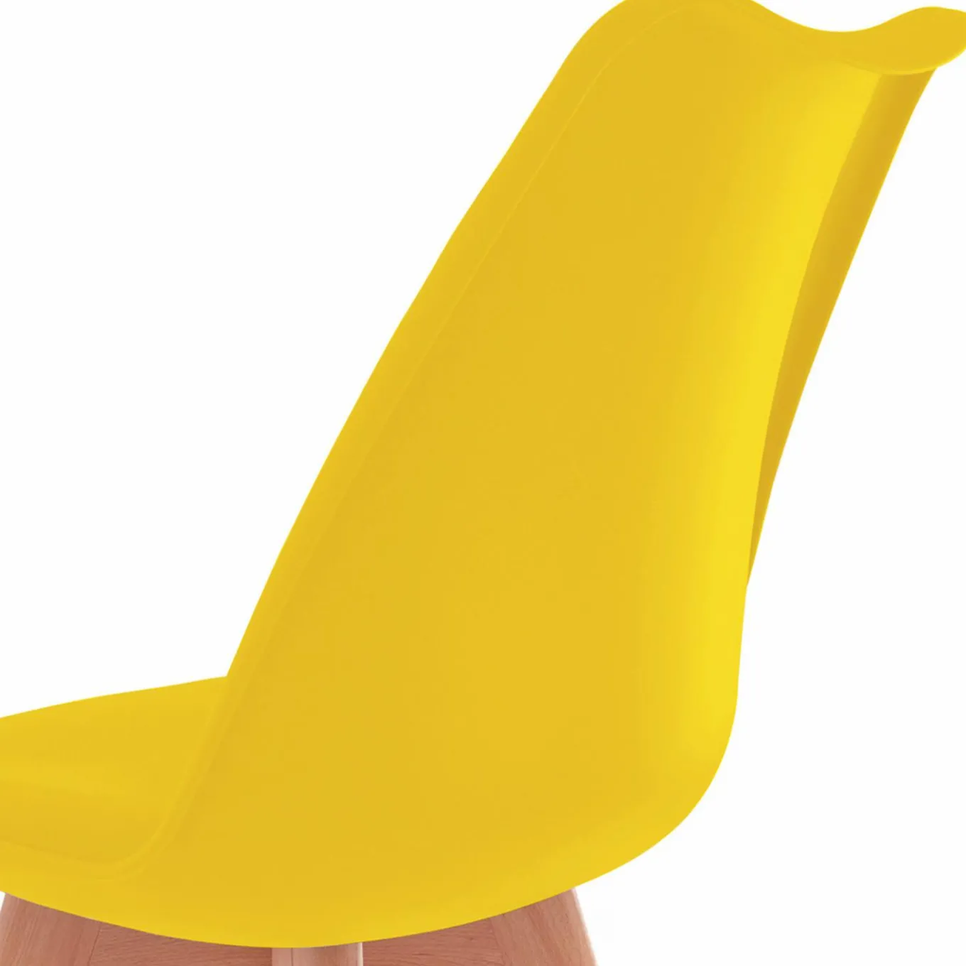 IDMarket Chaises scandinaves 4 couleurs : gris foncé, gris clair, blanc et jaune* Collection Scandinave|Salle À Manger Complète