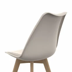 IDMarket Chaises scandinaves beige, blanc et marron velours patchworks mix color* Collection Scandinave|Tables Et Chaises