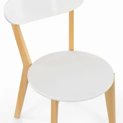 IDMarket Chaises scandinaves bicolores blanc et bois* Collection Scandinave|Tables Et Chaises