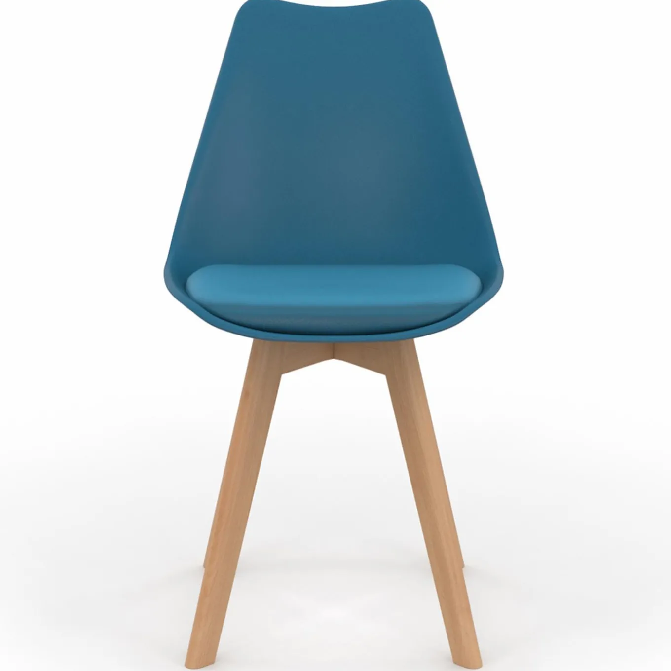 IDMarket Chaises scandinaves bleu canard* Collection Scandinave|Salle À Manger Complète