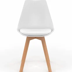IDMarket Chaises scandinaves mix color blanc, gris clair et patchworks* Collection Scandinave|Tables Et Chaises