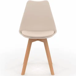 IDMarket Chaises scandinaves mix color terracotta, gris, beige* Collection Scandinave|Salle À Manger Complète