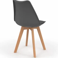 IDMarket Chaises scandinaves mix color terracotta, gris, beige* Collection Scandinave|Salle À Manger Complète