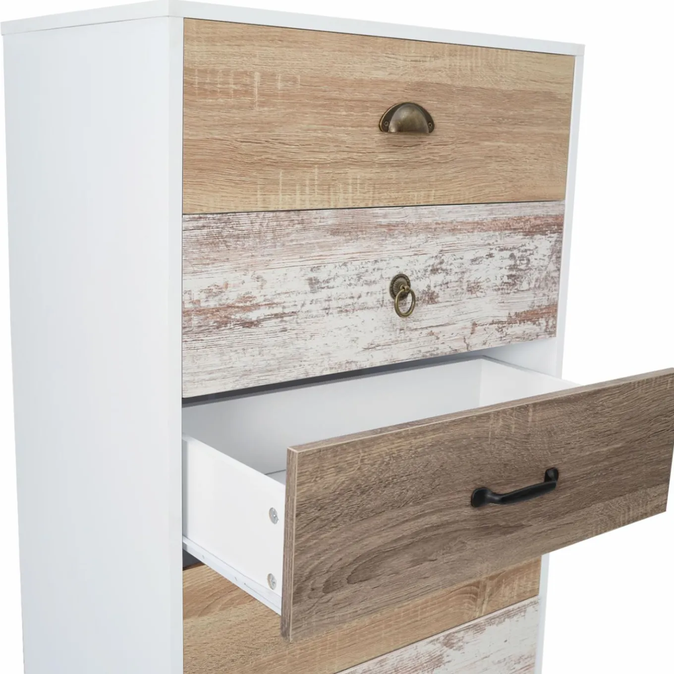 IDMarket Chiffonnier scandinave 5 tiroirs* Meubles Tiroirs|Collection Scandinave