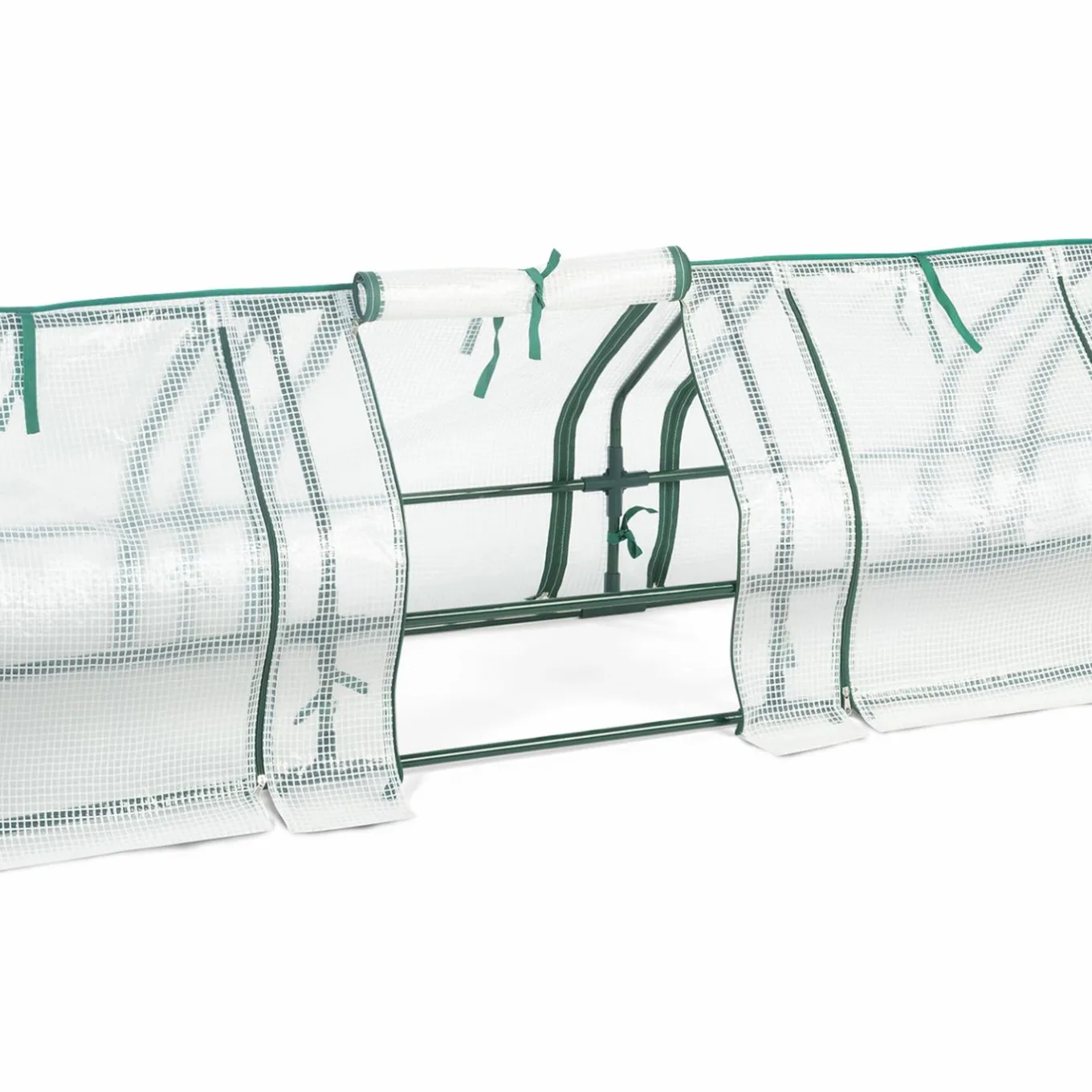 IDMarket Châssis serre de jardin 3m blanche* Tunnels Et Accessoires De Croissance|Serres À Tomates Et Équipement Du Potager