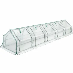 IDMarket Châssis serre de jardin 3m blanche* Tunnels Et Accessoires De Croissance|Serres À Tomates Et Équipement Du Potager