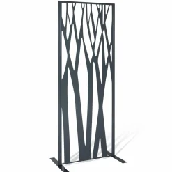 IDMarket Claustra extérieur métal gris design 150 x 50 cm* Panneaux Occultants