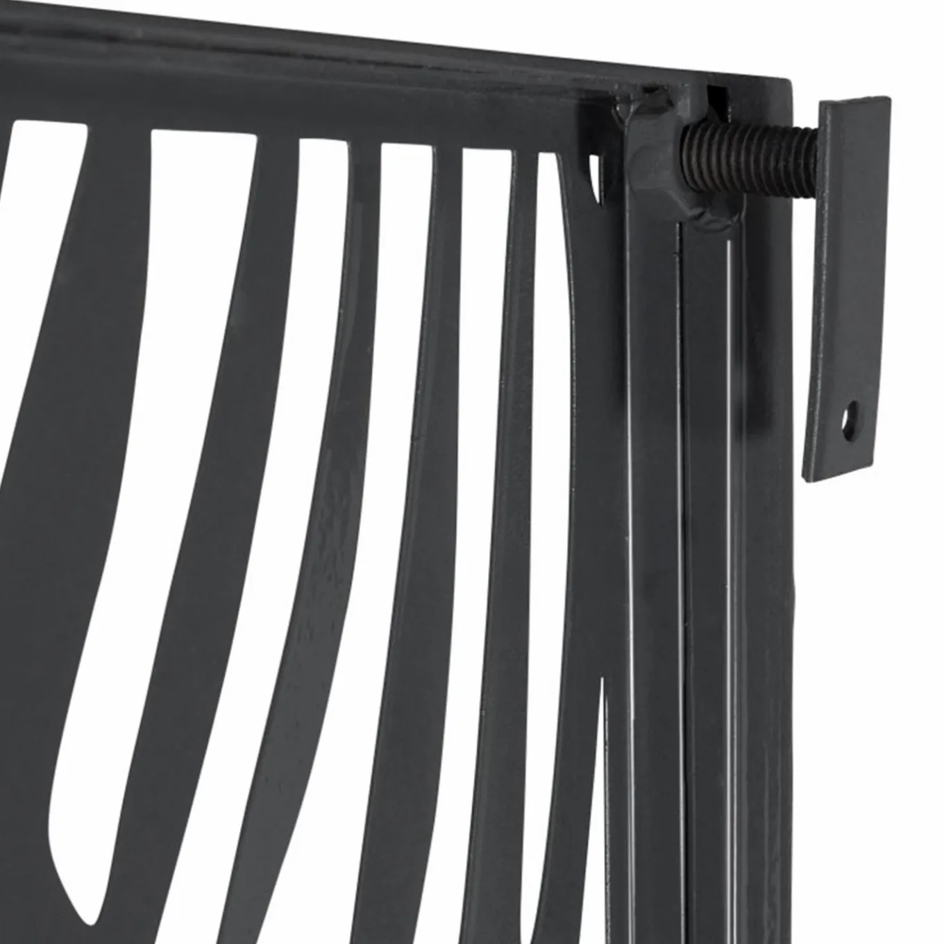 IDMarket Claustra extérieur métal gris motif palmier* Panneaux Occultants