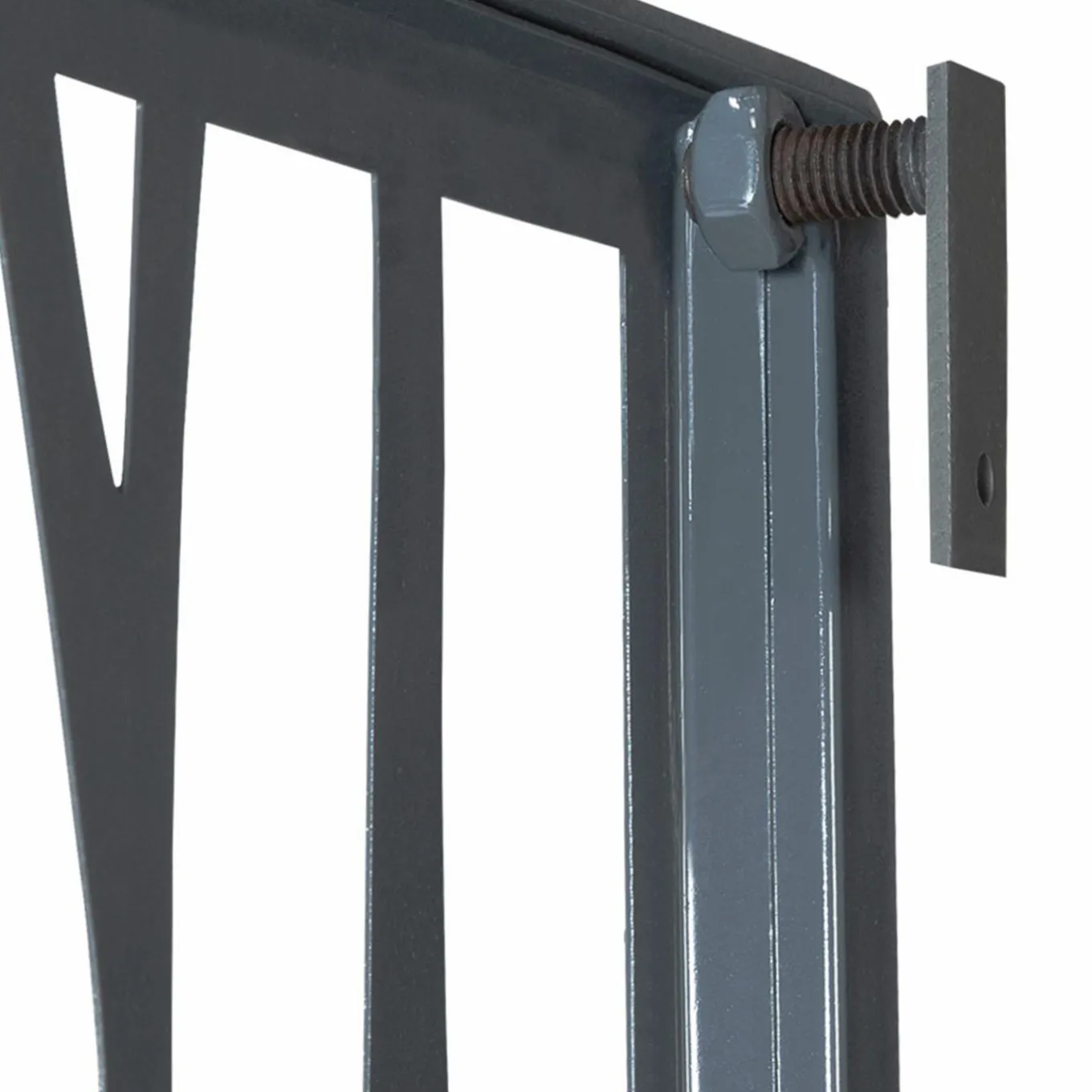 IDMarket Claustra extérieur métal gris design* Panneaux Occultants