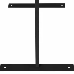 IDMarket Claustra extérieur métal noir mat motif floral* Panneaux Occultants