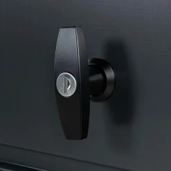 IDMarket Coffre de rangement extérieur étanche en métal gris 350 L* Coffre De Jardin|Abris De Jardin