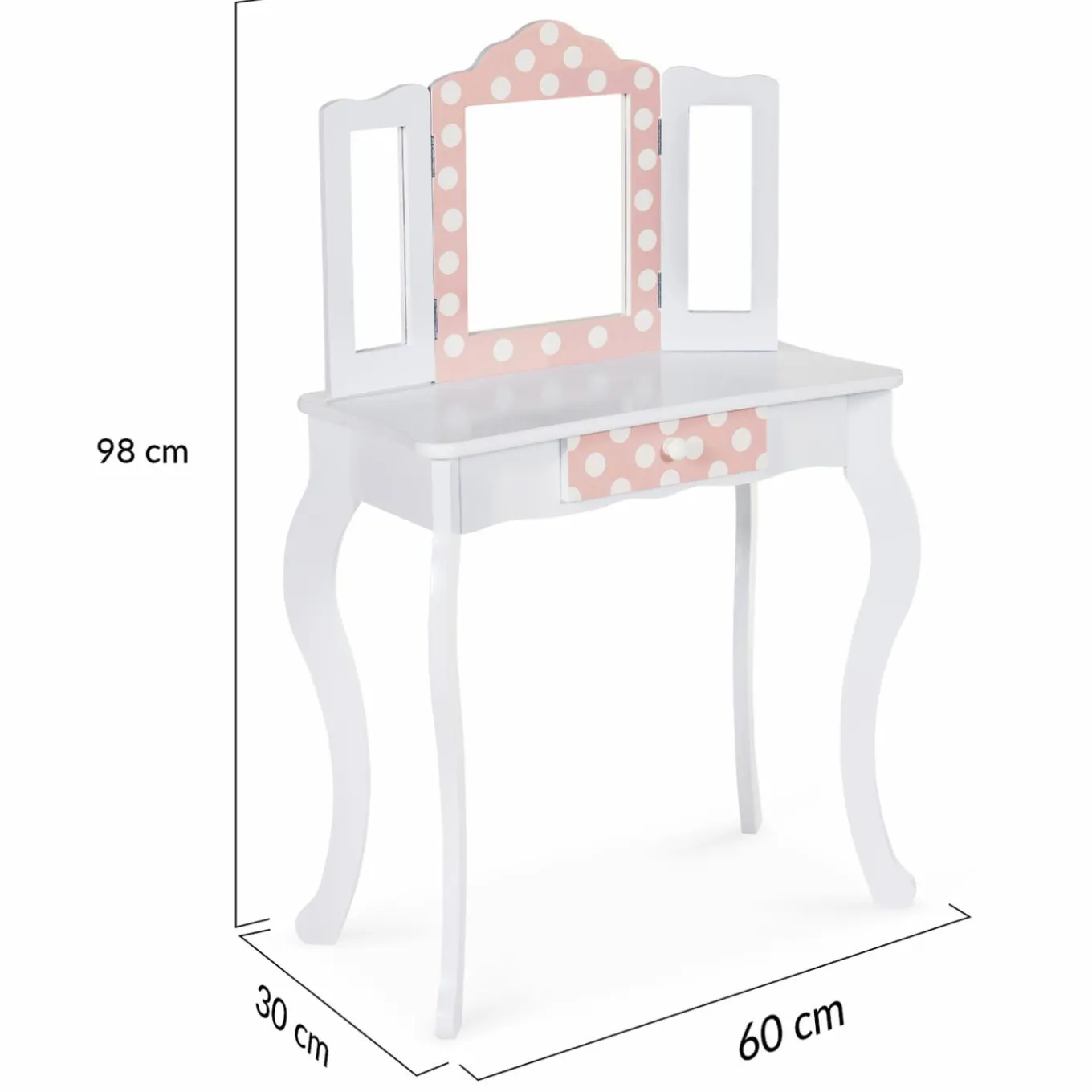 IDMarket Coiffeuse enfant avec tiroirs*Enfant Meubles Enfant|Chambre Complète Adulte