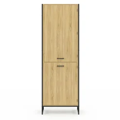 IDMarket Colonne cuisine industrielle 2 portes* Collection Industrielle|Buffets De Cuisine