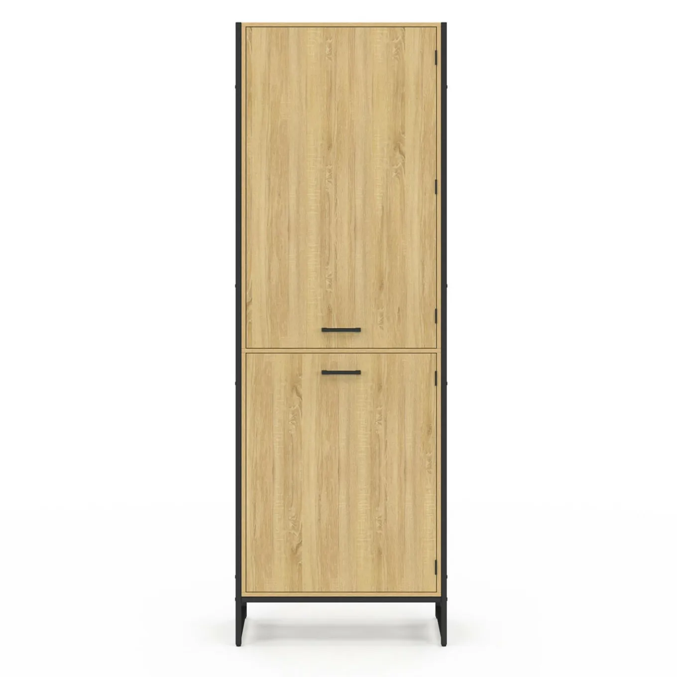IDMarket Colonne cuisine industrielle 2 portes* Collection Industrielle|Buffets De Cuisine