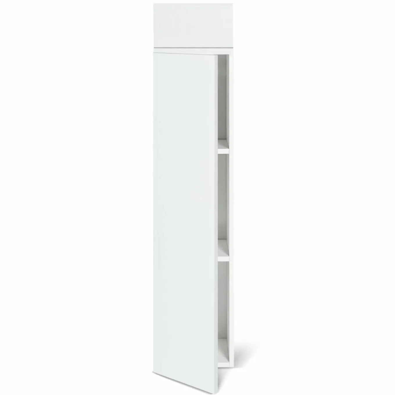IDMarket Colonne de rangement suspendue blanche* Meubles Blancs|Collection Design