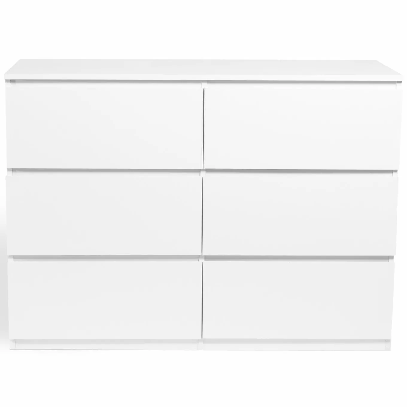 IDMarket Commode 6 tiroirs blanche* Commodes