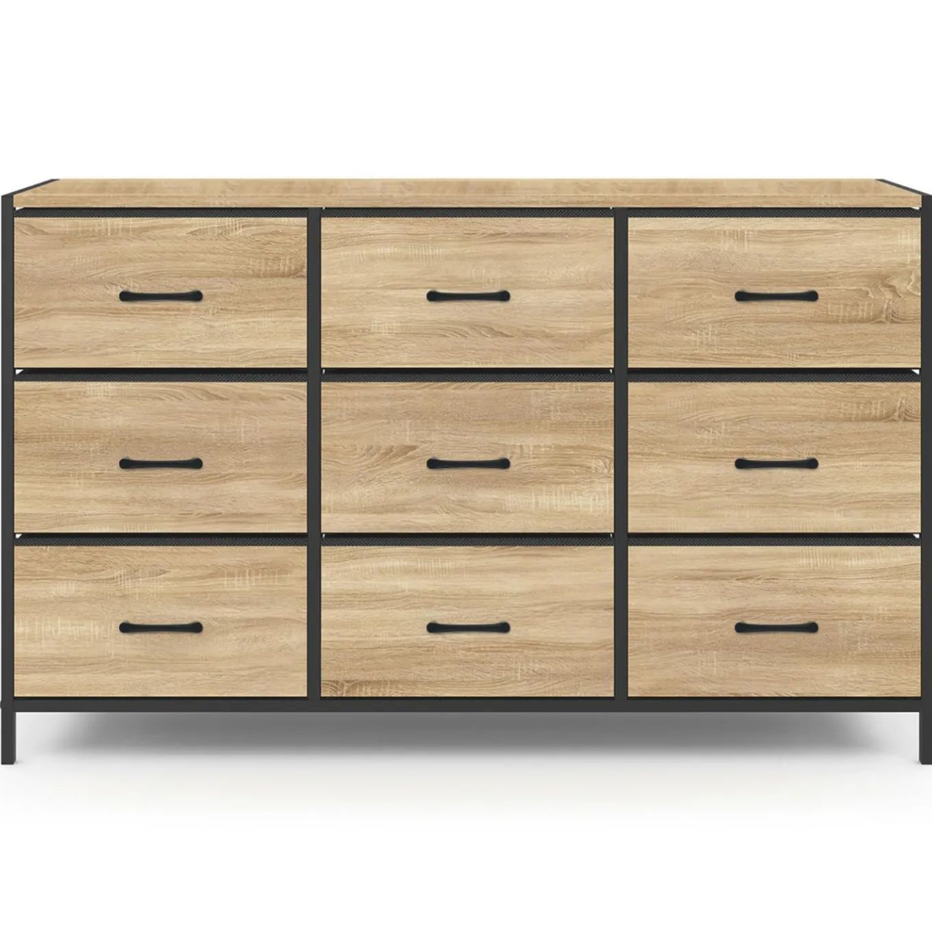 IDMarket Commode avec 9 tiroirs en tissu* Meubles Tiroirs|Meubles Bas