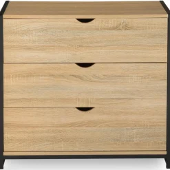 IDMarket Commode industrielle 3 tiroirs* Meubles Tiroirs|Meubles Bas