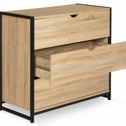 IDMarket Commode industrielle 3 tiroirs* Meubles Tiroirs|Meubles Bas