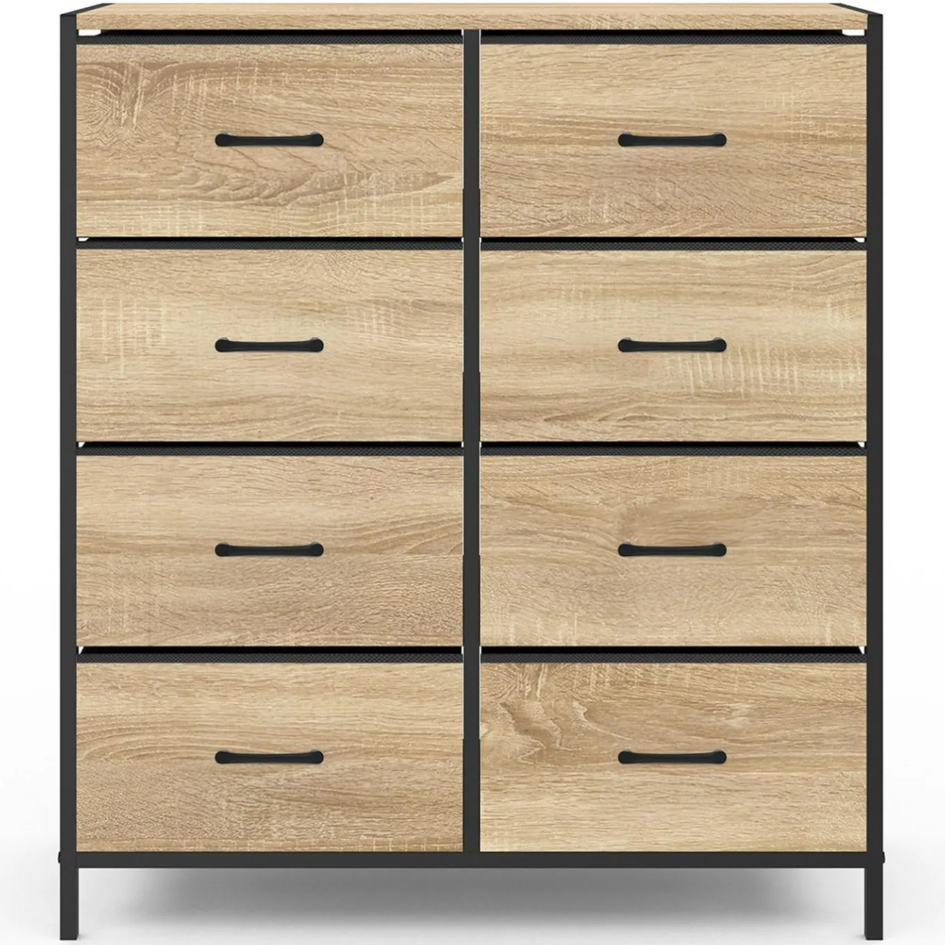 IDMarket Commode industrielle avec 8 tiroirs en tissu* Meubles Tiroirs|Meubles Bas