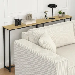 IDMarket Console bout de canapé table d'appoint design industriel* Petits Meubles|Consoles
