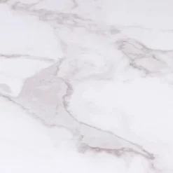 IDMarket Console imitation marbre et bois noir pied métal* Collection Design|Collection Moderne