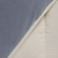 IDMarket Couette polaire biface 200x200 cm gris et crème 400 gr* Couettes Et Oreillers|Chambre Complète Adulte