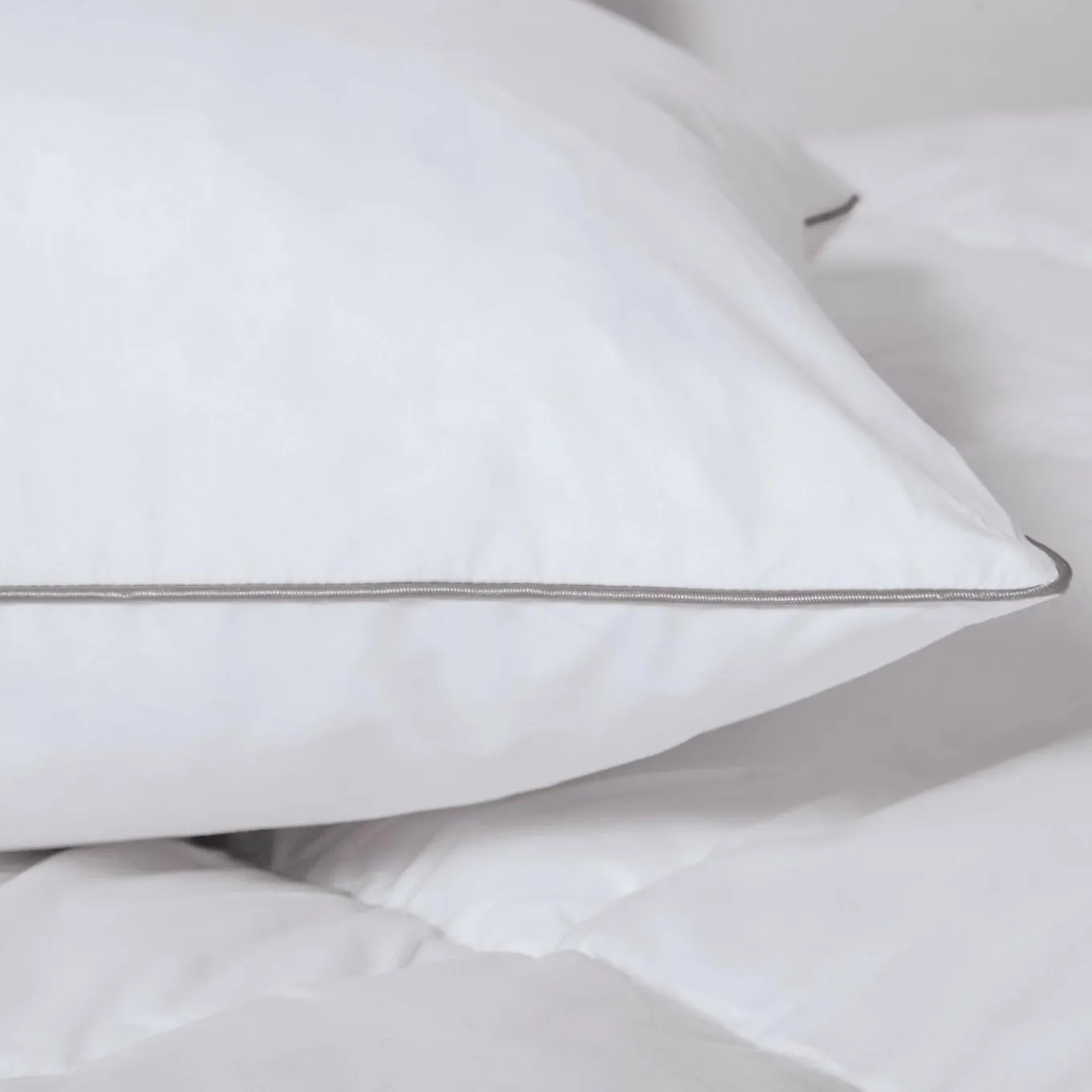 IDMarket Couette 240x220 + 2 oreillers en plume d’oie* Couettes Et Oreillers|Chambre Complète Adulte