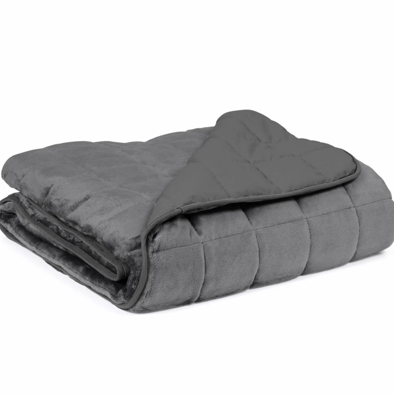 IDMarket Couverture lestée 7kg 150x200 cm gris clair et gris foncé* Couettes Et Oreillers|Chambre Complète Adulte