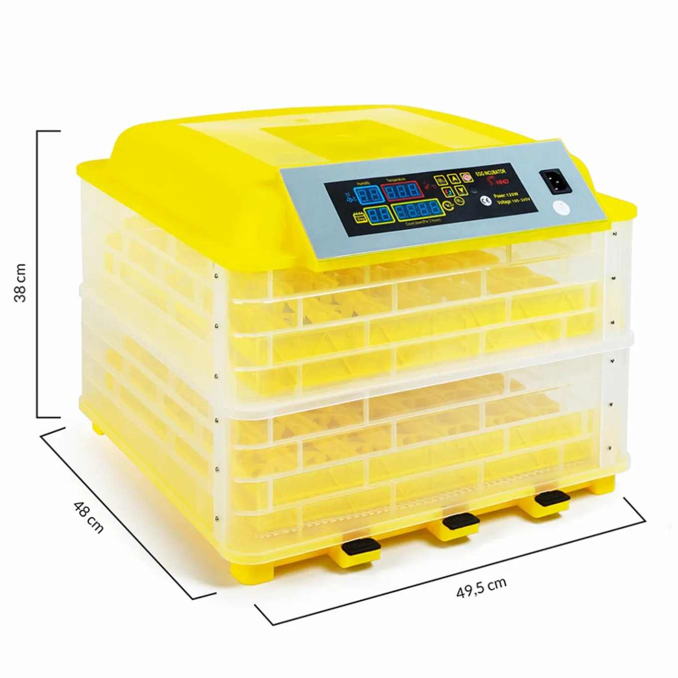 IDMarket Couveuse incubateur 112 œufs* Accessoires Animaux|Accessoires Poulailler