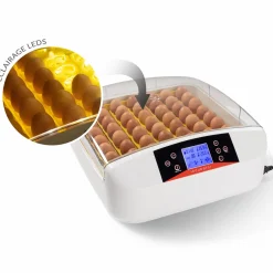 IDMarket Couveuse professionnelle automatique 56 œufs avec incubateur* Accessoires Animaux|Accessoires Poulailler
