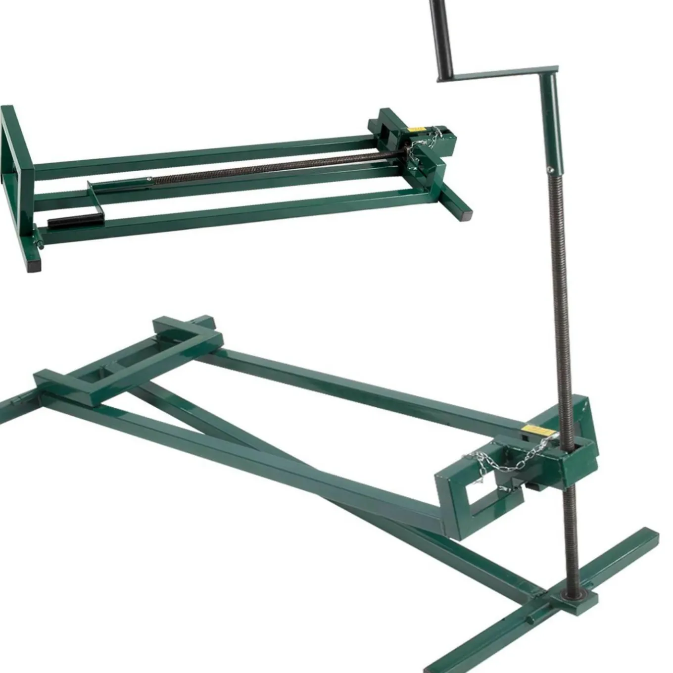 IDMarket Cric lève tracteur tondeuse 400 kg* Entretien Du Jardin Et Accessoires