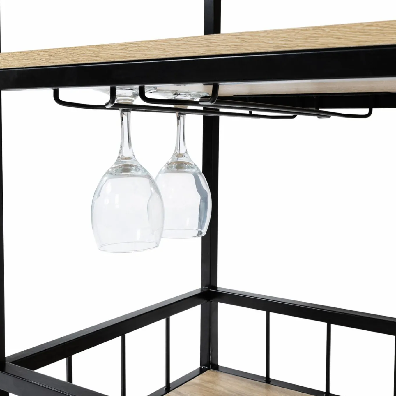 IDMarket Desserte de cuisine DETROIT* Collection Industrielle|Buffets De Cuisine