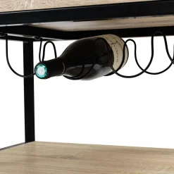 IDMarket Desserte de cuisine DETROIT* Collection Industrielle|Buffets De Cuisine