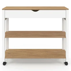 IDMarket Desserte de cuisine XXL plan de travail 110 cm et tiroir* Meubles De Cuisine Avec Plan De Travail|Dessertes Et Éléments De Cuisine