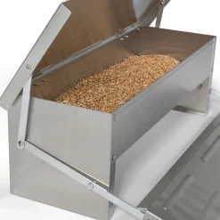 IDMarket Distributeur de graines pour poules anti nuisible* Accessoires Animaux|Accessoires Poulailler