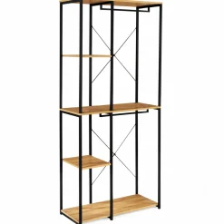 IDMarket Dressing industriel double penderie 90 cm* Meubles Hauts|Meubles En Bois