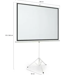IDMarket Ecran de projection 84 pouces avec support trépied hauteur réglable* Décoration Et Accessoires|Collection Agencement Magasin
