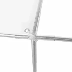 IDMarket Enclos poulailler 7,5 m 2 avec toit dôme* Volières Et Enclos