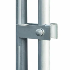 IDMarket Enclos poules 2x4m acier galvanisé* Volières Et Enclos