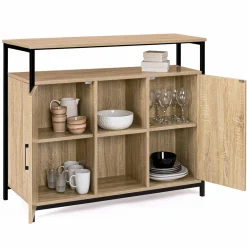 IDMarket Ensemble de meuble salon style industriel* Meubles Bas|Buffets